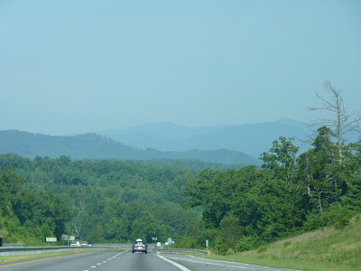 mountains in the distance