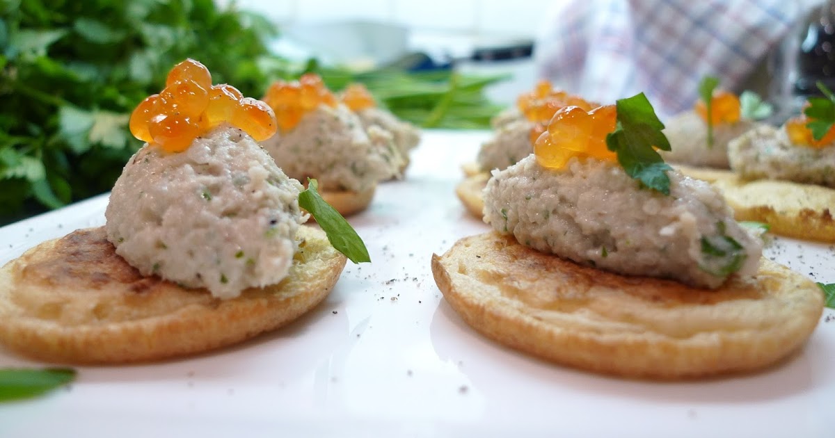 Delicious Mountain Smoked Mackerel and Apple Pate Blinis An