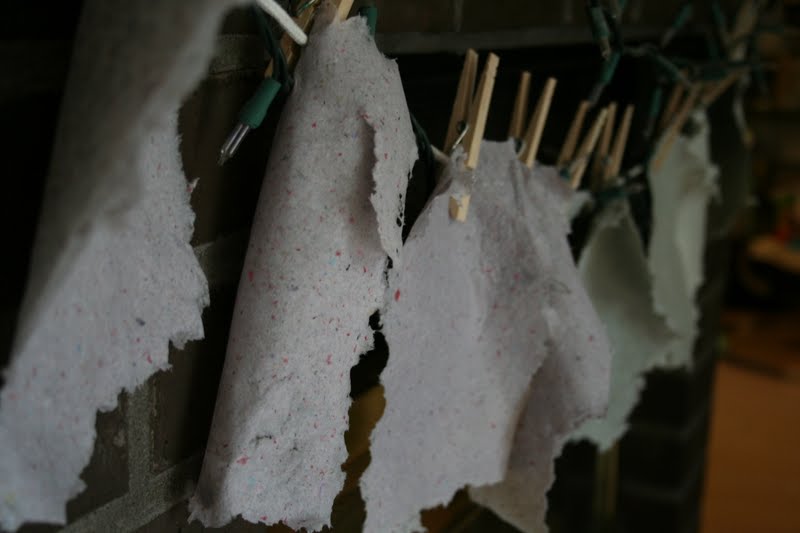 Mama Gone Green Homemade Paper A Tutorial