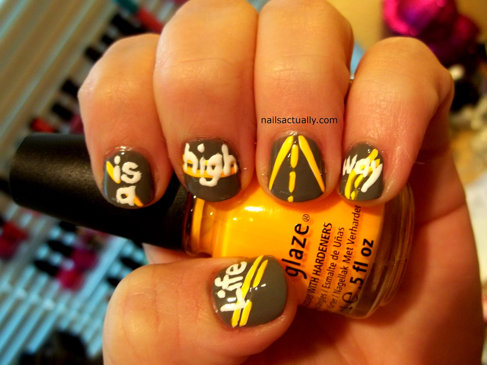 Nails Actually Life Is a Highway Nails