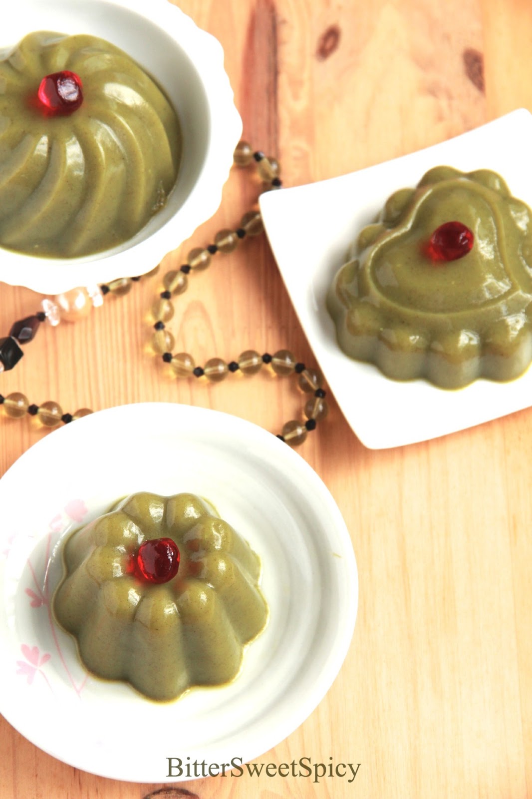 BitterSweetSpicy Green Bean Pudding