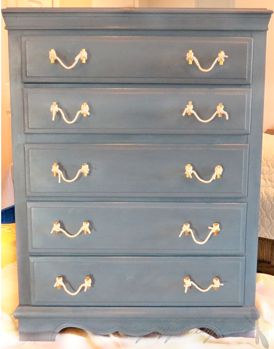 Dragonfly Lily Pads Boys Dresser To Nautical Nod Here Is My Nautical Nod In All Its Glory I Like The Way Custom Color Navy Came Out With Antique Bronze And Rope Handles Think This Dresser Cake