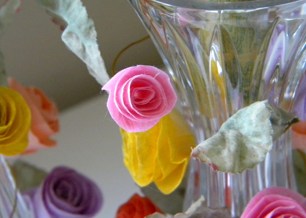 homework a creative blog inkling paper flower candle paper flower candle holders