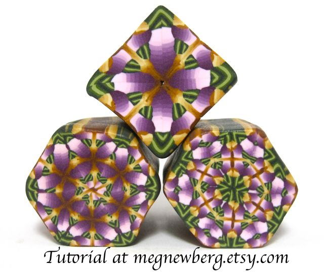 Creator's Joy Polymer Clay Kaleidoscope cane tutorials