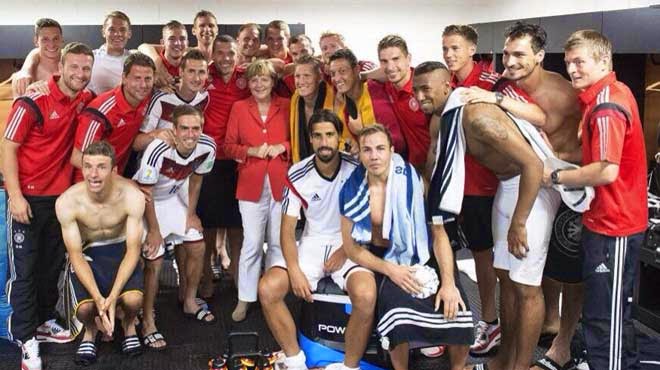 Η Μέρκελ στο Μουντιάλ! Η Μέρκελ στο Μουντιάλ