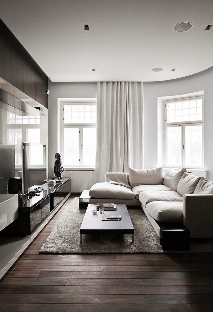 30 ideas de decoración de salas pequeñas modernas con fotos