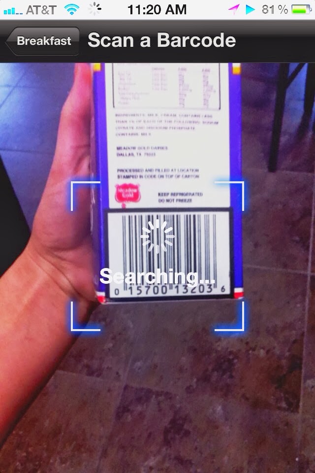 Running My Race With Joy Barcode Scanner & Tea vs. Diet Dr. Pepper