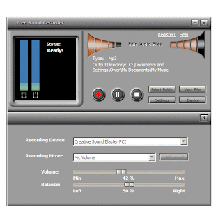 تحميل برنامج تسجيل الصوت من الكمبيوتر Free Sound Recorder مجانا تحميل برنامج تسجيل الصوت من الكمبيوتر Free Sound Recorder مجانا