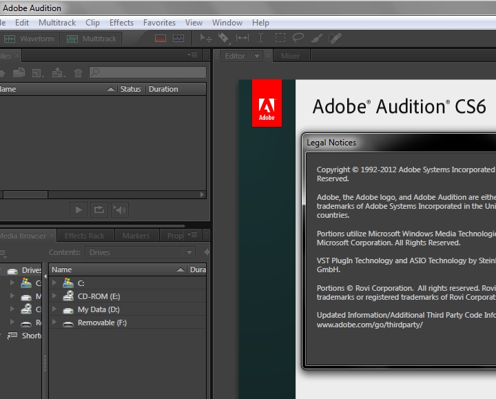 Adobe Audition CS6 5.0 Build 708 Multilanguage [ChingLiu] Download Pc