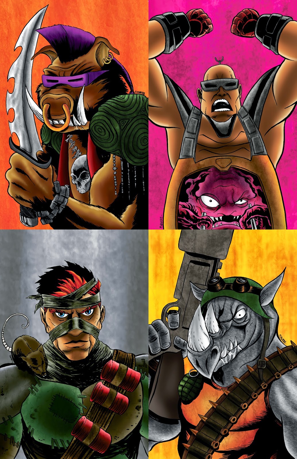the art of jason flowers new limited tmnt villains set only 50