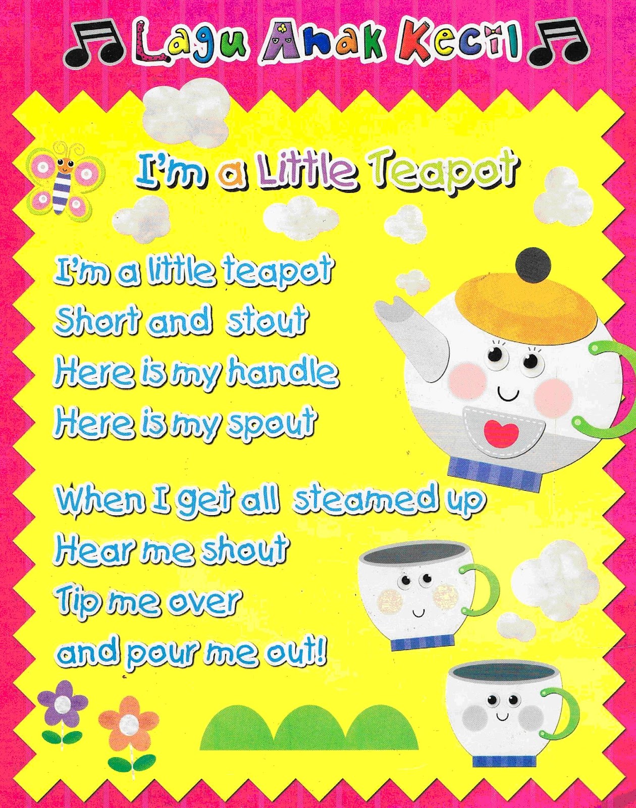 Laman Informasi Prasekolah: Rhymes: I'm a Little Teapot