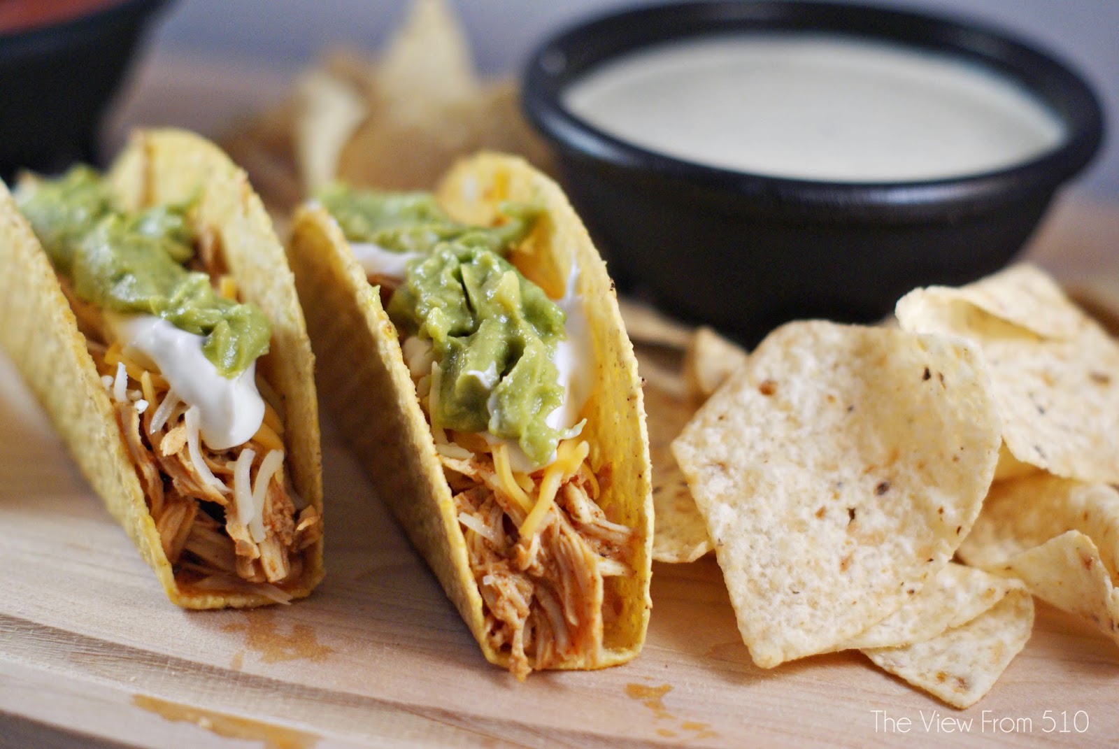Crockpot Ranch Chicken Tacos Recipe Wholehearted Finishing