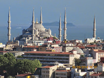 The Blue Mosque, Istanbul, from the Galata Tower.