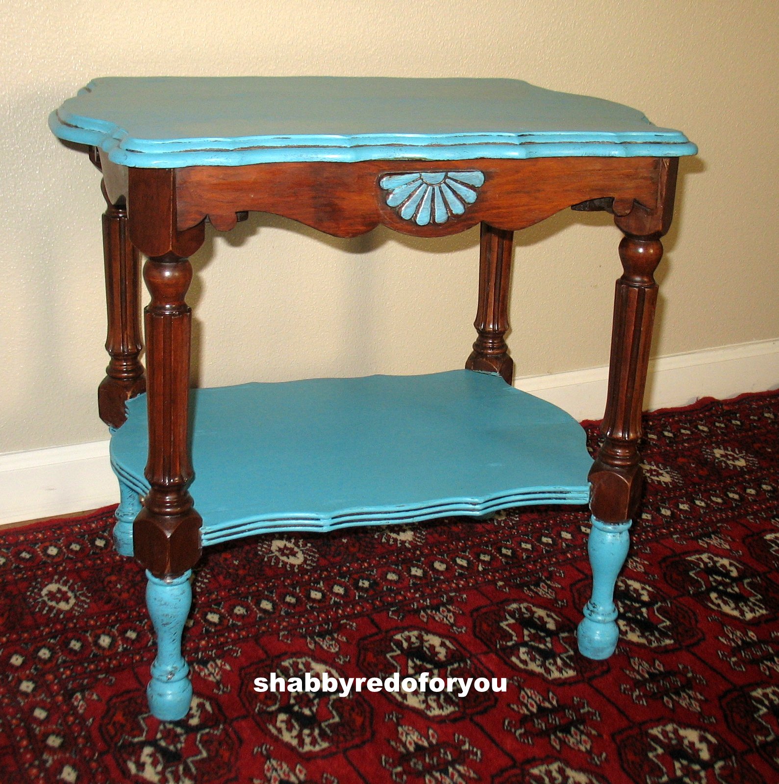 Shabby Redo For You ! Vintage Side Table Redo