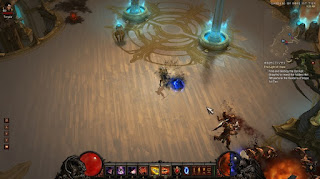 Diablo III Screenshot 5 Demon Hunter fighting her way through the high heavens in Diablo III
