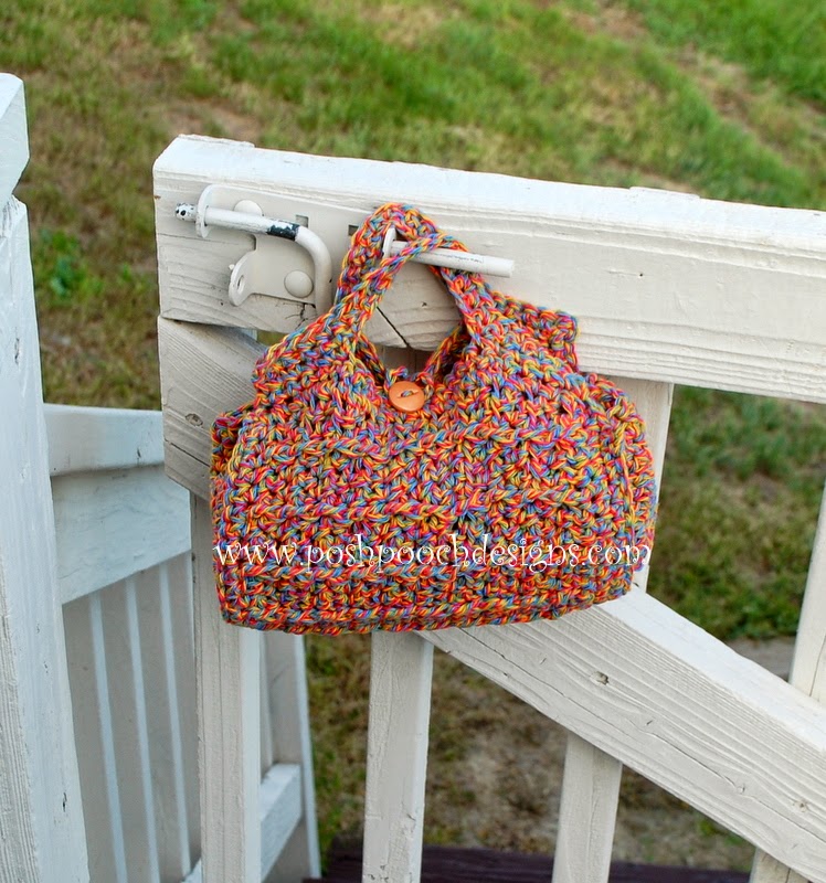 Posh Pooch Designs Dog Clothes: Cylinder Cosmetic Bag Crochet Pattern