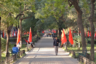 Park on Zheng Yi Lu in Beijing