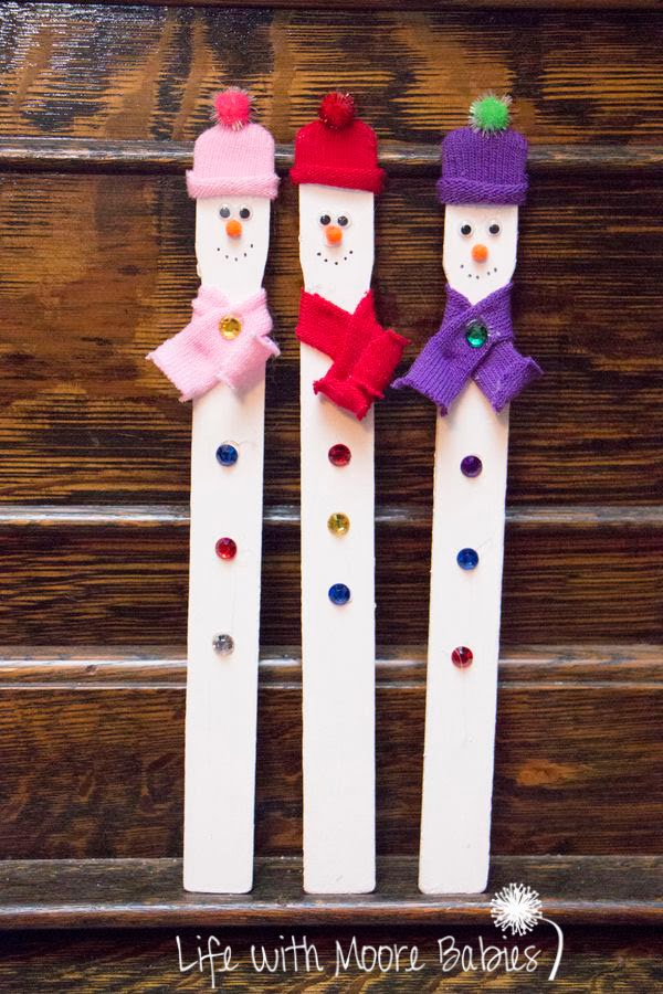 Paint Stirrer Snowmen Life with Moore Babies