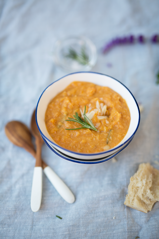 Roasted Butternut Squash and White Bean Soup | Marshalls Abroad ...