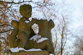 Sculpture sous la neige - Berlin