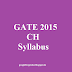 GATE 2015 Chemical Engineering (CH) Syllabus