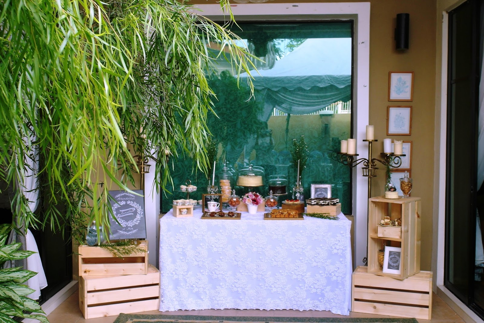 A Rustic Dessert Table