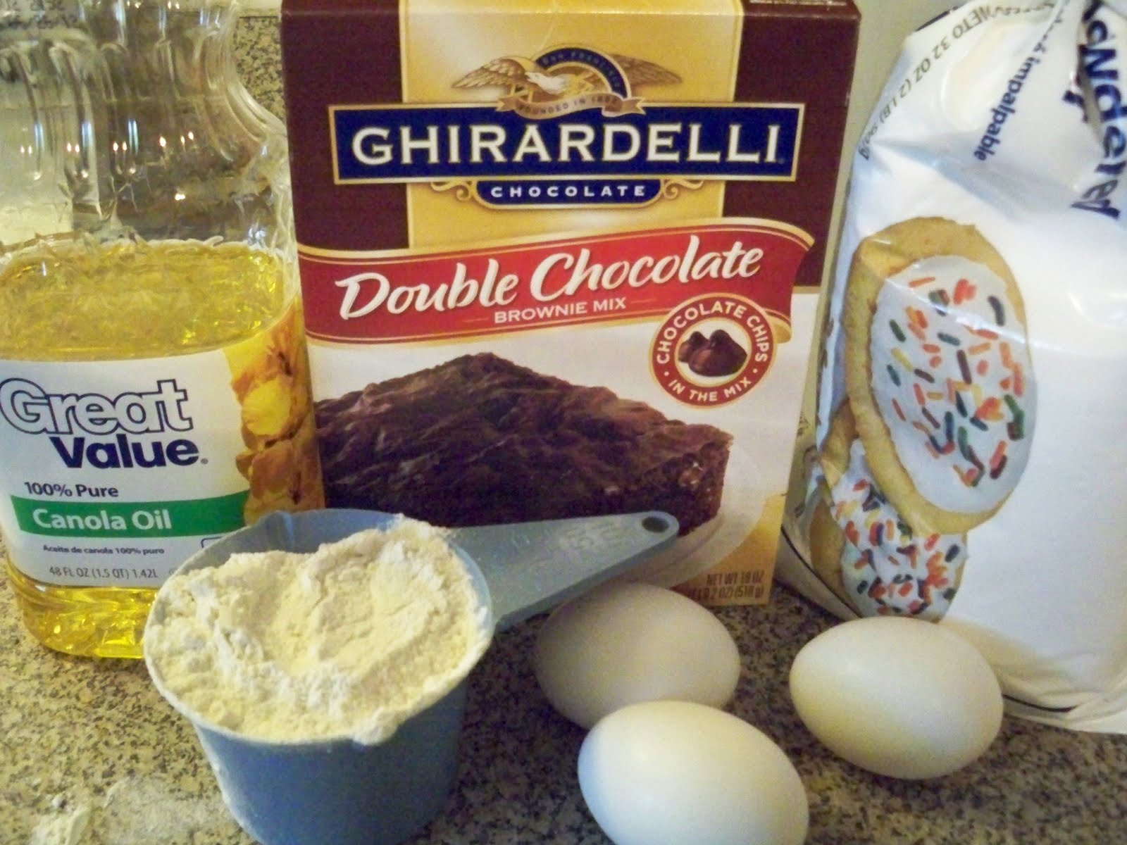 ghirardelli double chocolate brownie mix directions