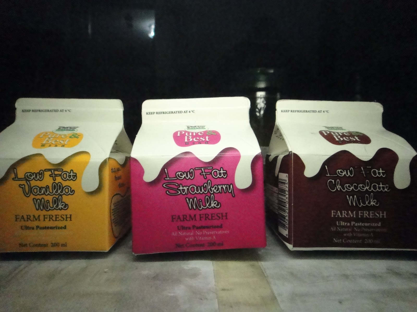 Everyday Food Bites Pure & Best Milk Carton Vanilla, Strawberry