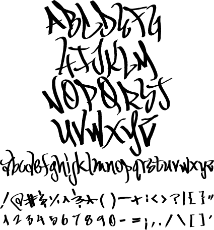 Graffiti Letters Font Graffiti Letters Font