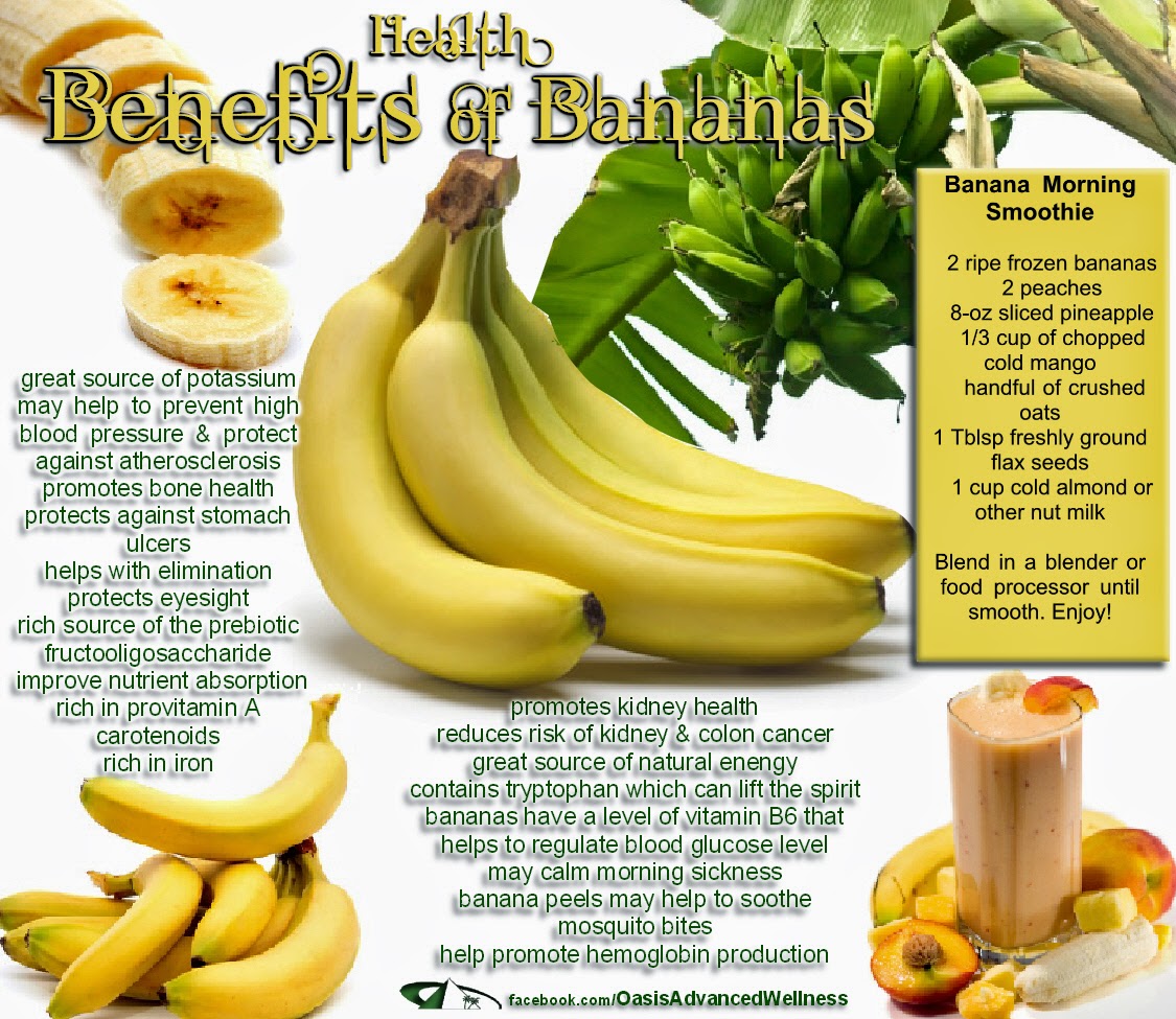 Health & nutrition tips Health benefits of bananas
