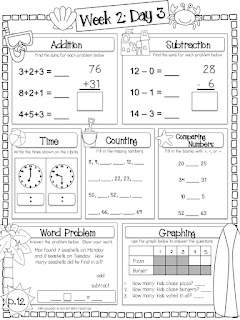 1st Grade Fantabulous: New Packet and a Day in My Life