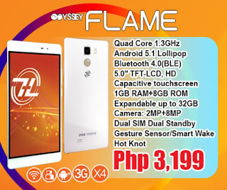 ZH&K Mobile Odyssey Flame Announced, 5-inch HD Quad Core for Php3,1999