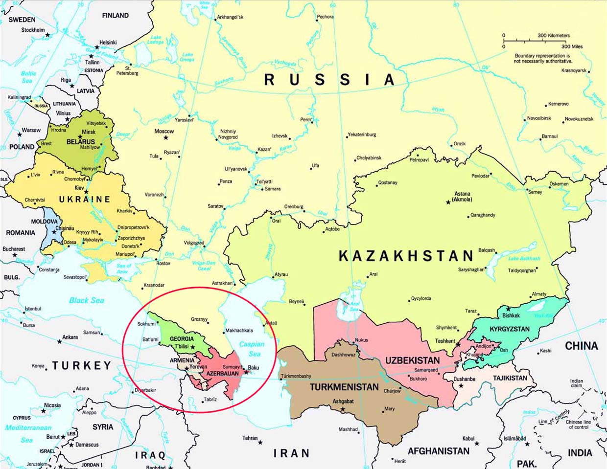 Where is the Caucasus Where is the Caucasus