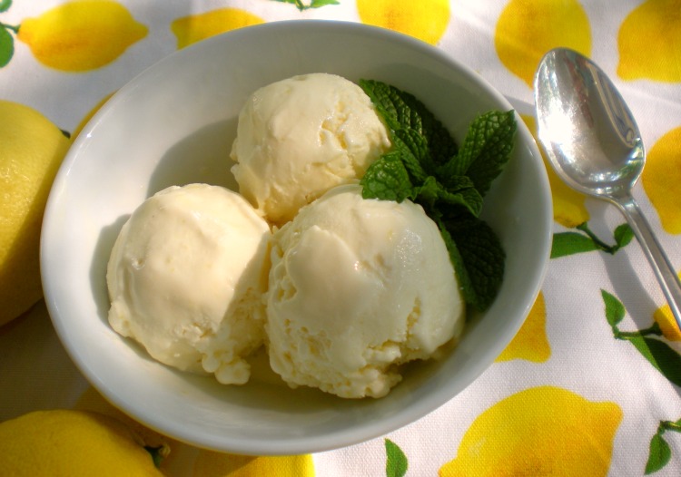 A Cook and Her Books Lemon love affair continues Lemon Ice cream