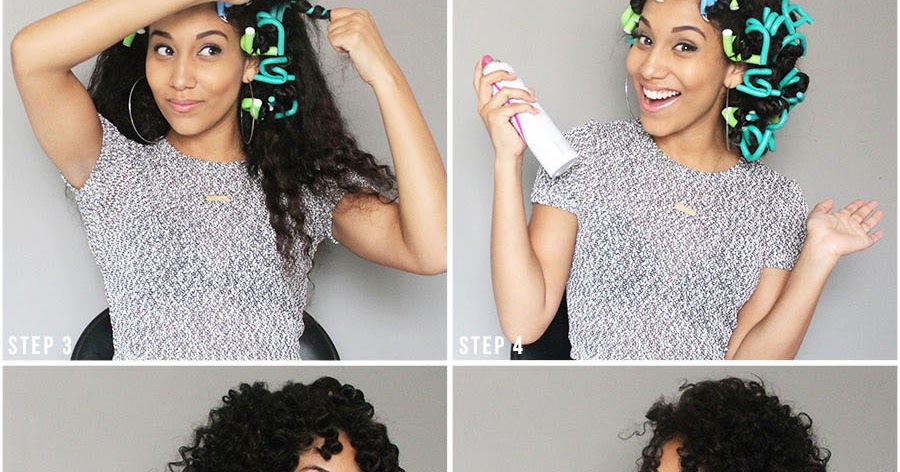 Lynnette Joselly Heatless Curls For Natural Hair Using Flexi Rods