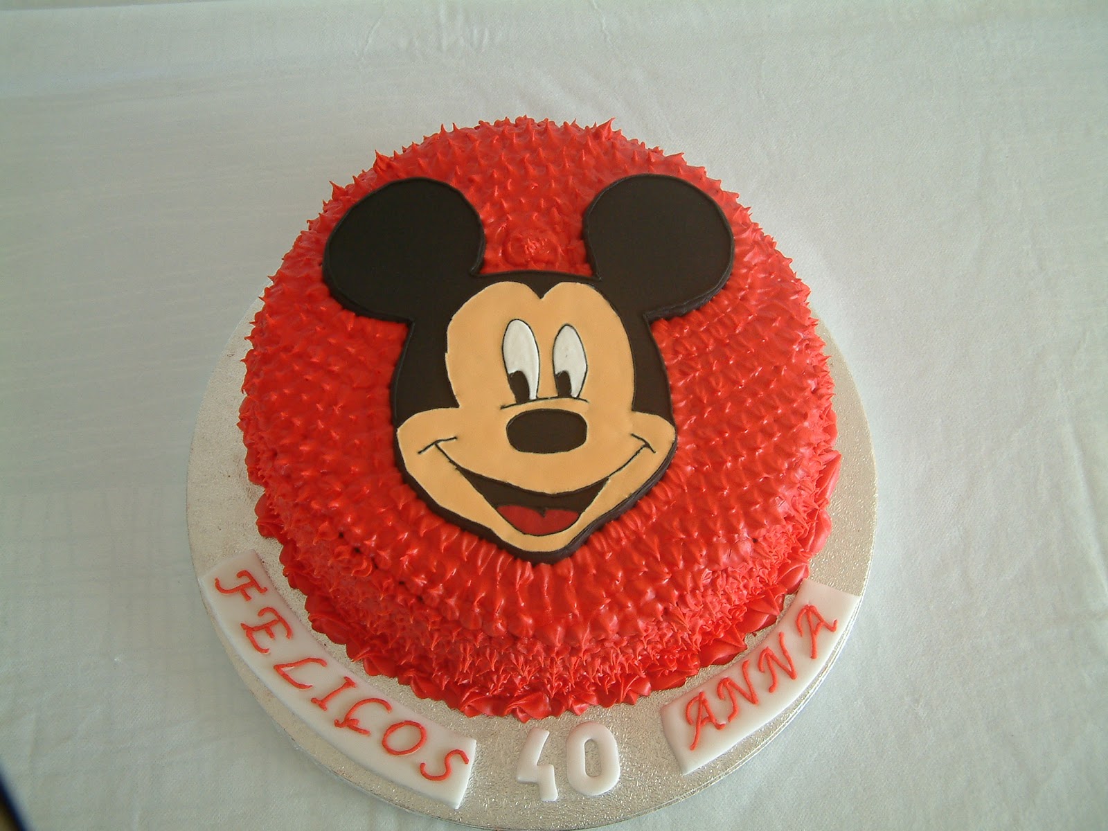 Rachel Sweets: Tarta Mickey Mouse