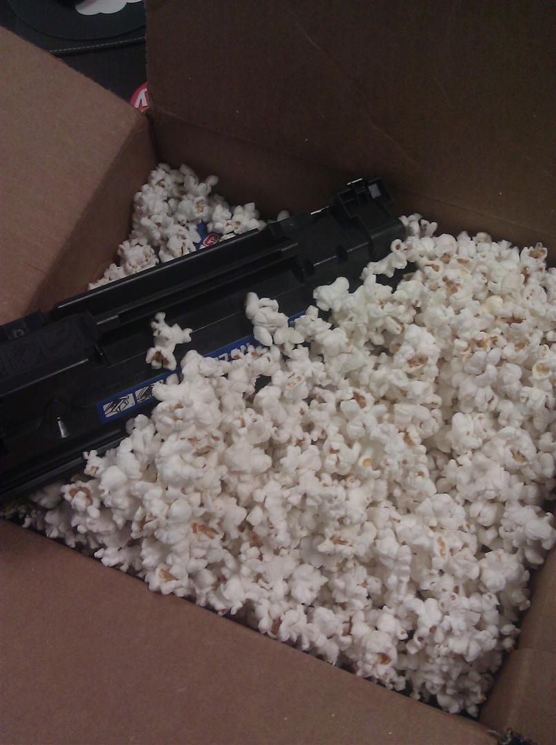 123 Refills Rethink how you ink! Popcorn a good packing material