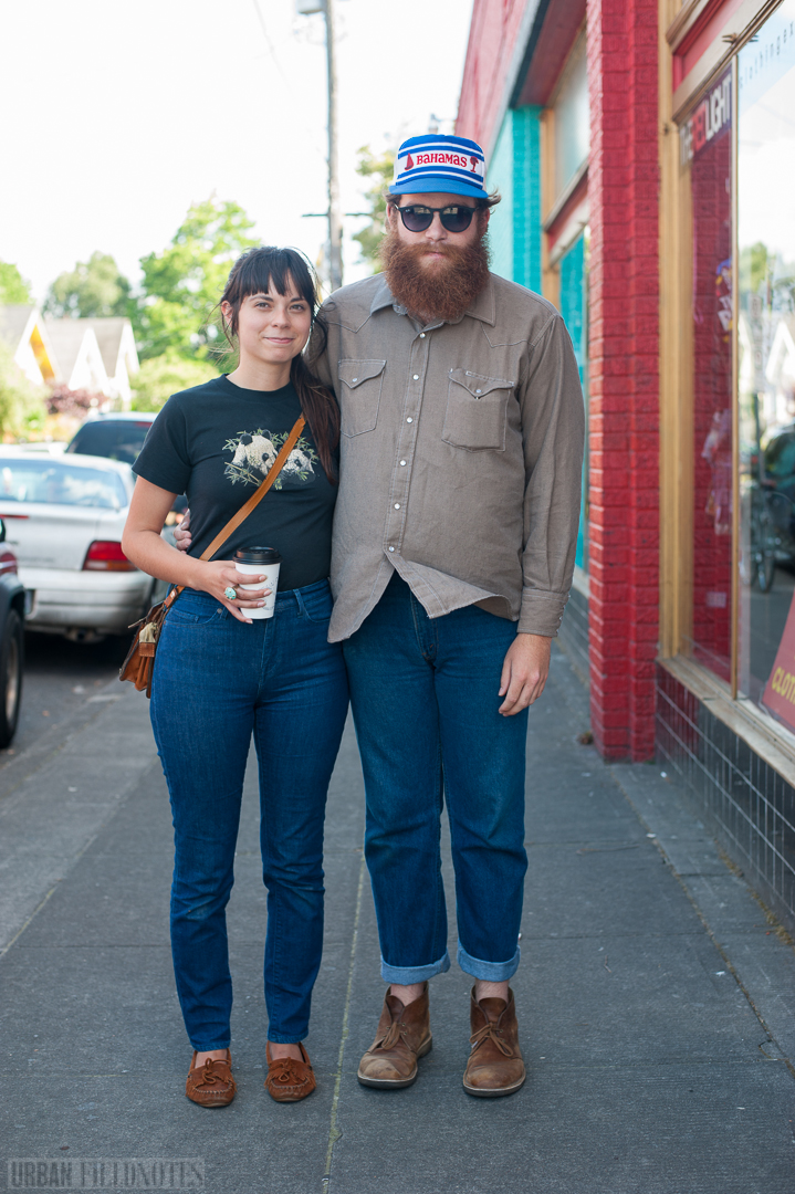 Portland hipster beard Bahamas jeans