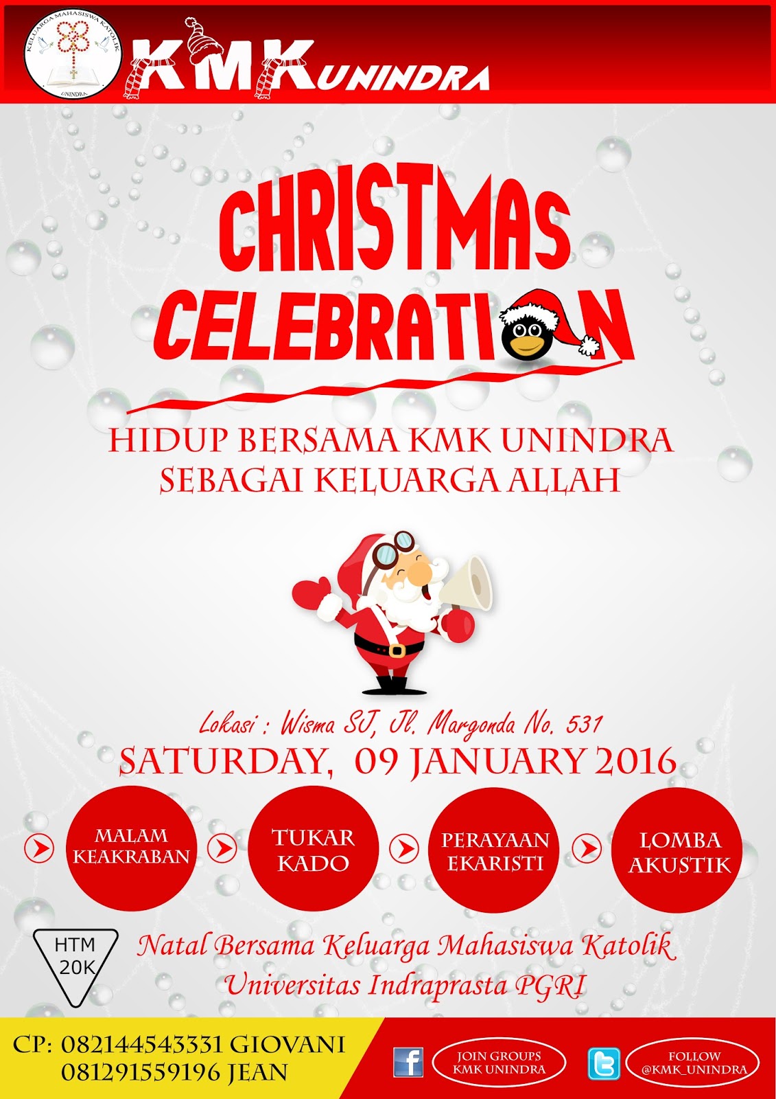 YUKS GABUNG PERAYAAN NATAL KMK UNINDRA 2015 YUKS GABUNG PERAYAAN NATAL KMK UNINDRA 2015