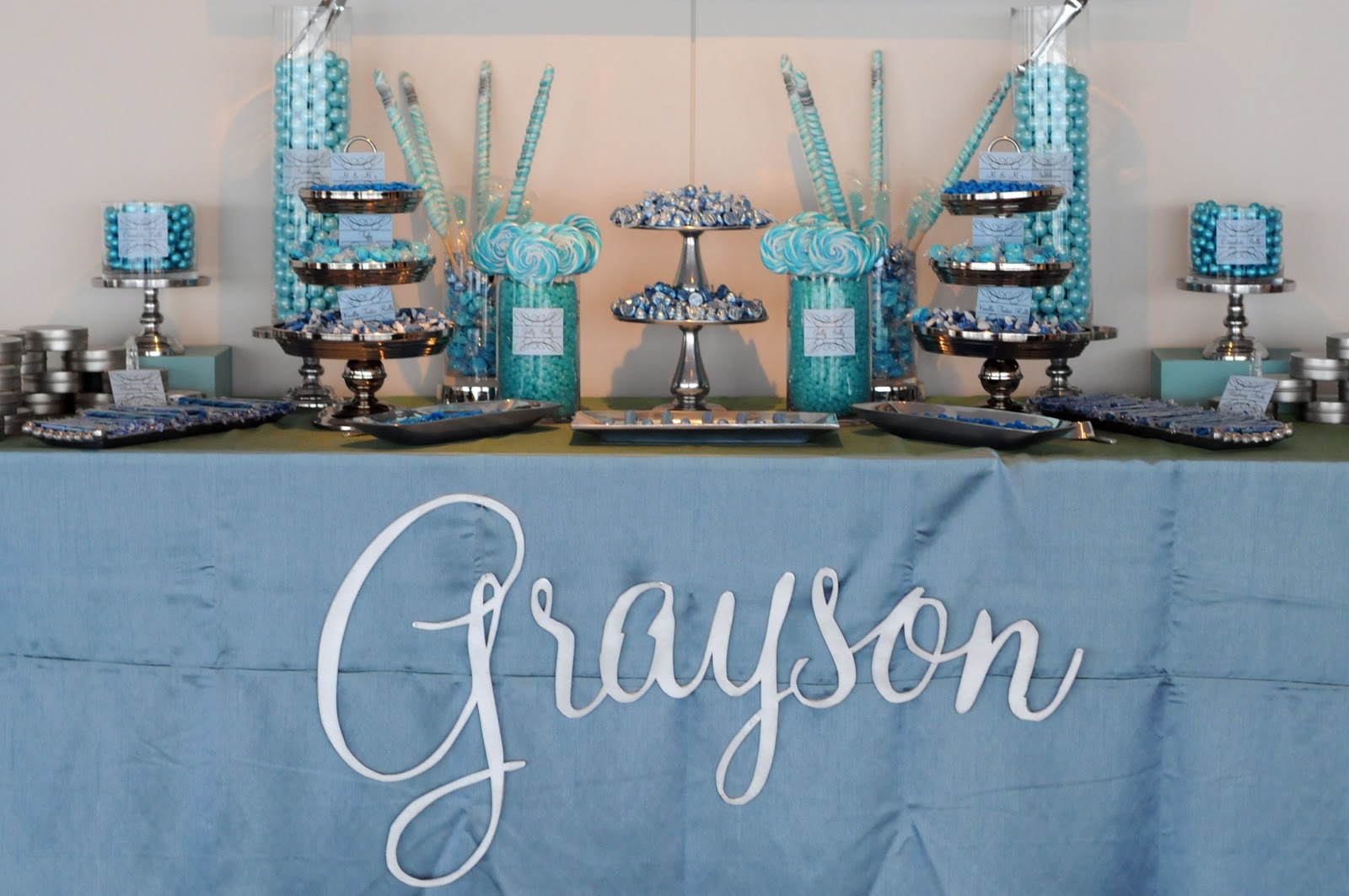 Setting the Mood OUR BLUE BABY SHOWERfeatured in Life & Baby!