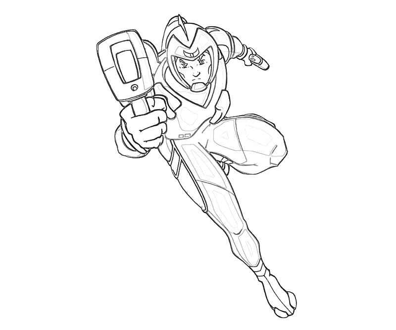 Printable Adam Strange Gun Coloring Pages title=