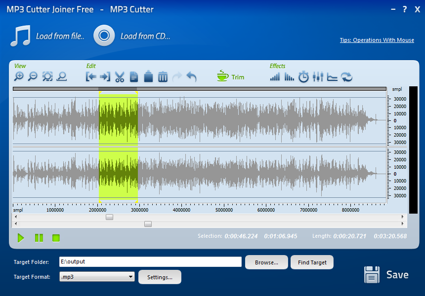 online mp3 cutter joiner free