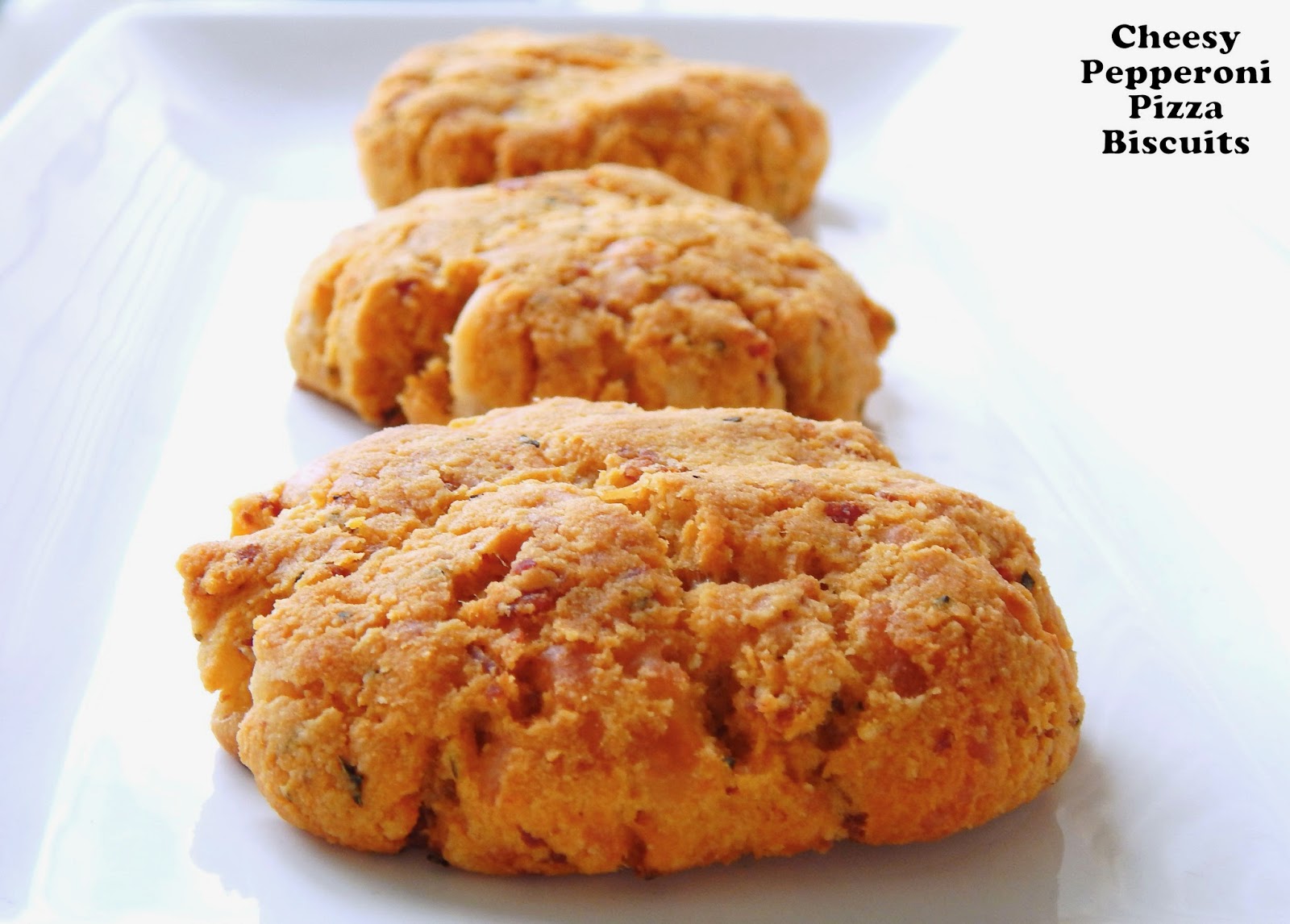 Cheesy Pepperoni Pizza Biscuits Cut The Wheat