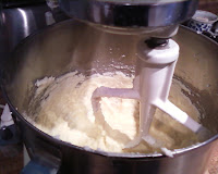 Almond Anise Biscotti in the mixing stage