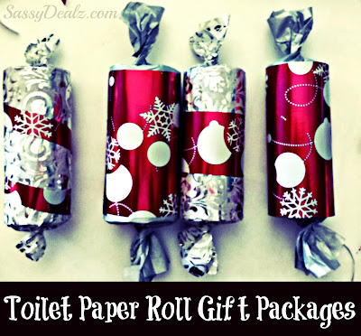 toilet paper roll christmas gift boxes for kids