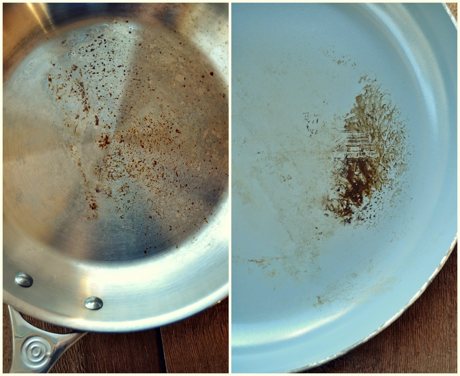 Make pots and pans look like new