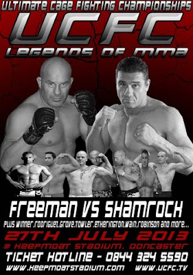 UCFC 6: LEGENDS OF MMA - 7/27/13 UCFC 6 Fight Card with Freeman vs Shamrock UCFC+5