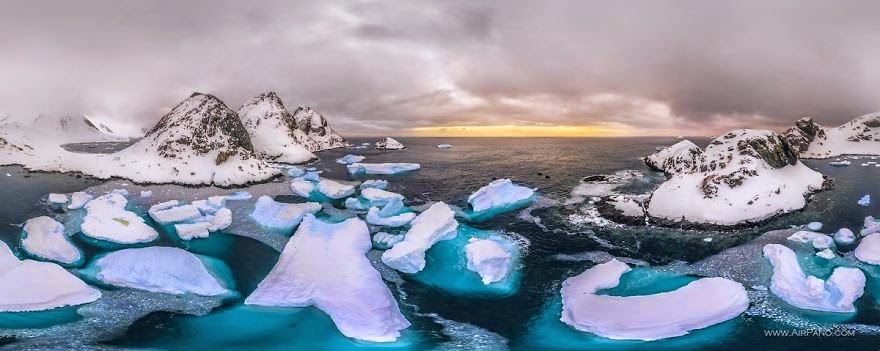 Astrolabe Island - Cold Yet Beautiful Photos Of Antarctica Taken By AirPano Astrolabe Island - Cold Yet Beautiful Photos Of Antarctica Taken By AirPano