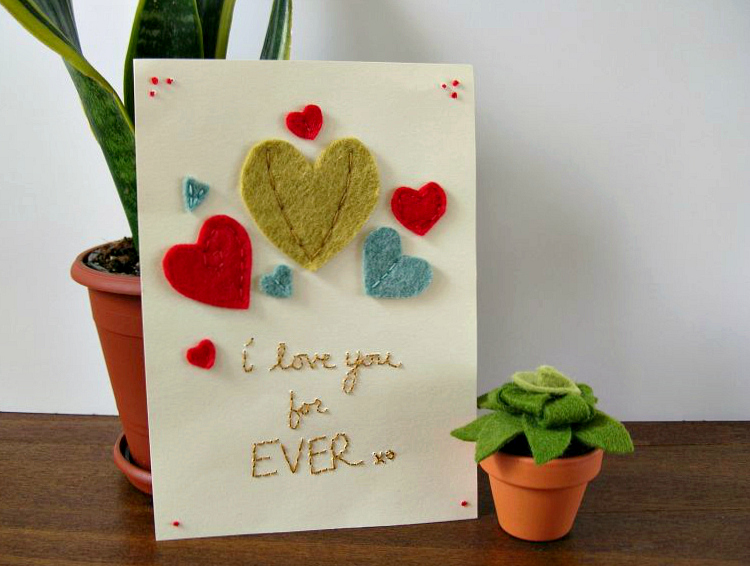 ORDINARY MOMMY DESIGN Hand Stitched Card Tutorial