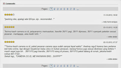 Inilah Beberapa Bukti Testimonial Camera.co.id Inilah Beberapa Bukti Testimonial Camera.co.id - Kalau tidak dicoba, mana tau!